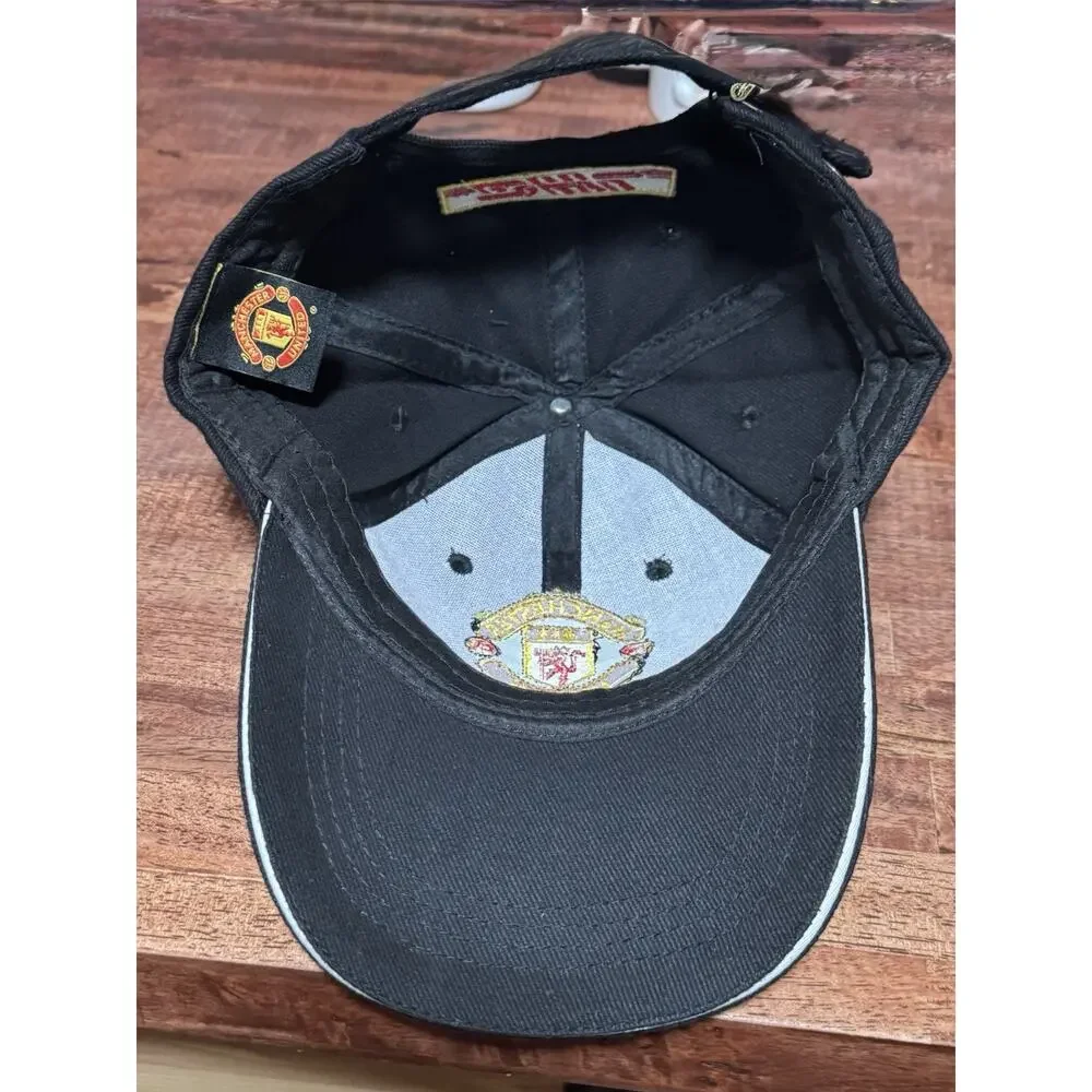 Manchester United Hat Cap Black Adjustable Official Merchandise Soccer